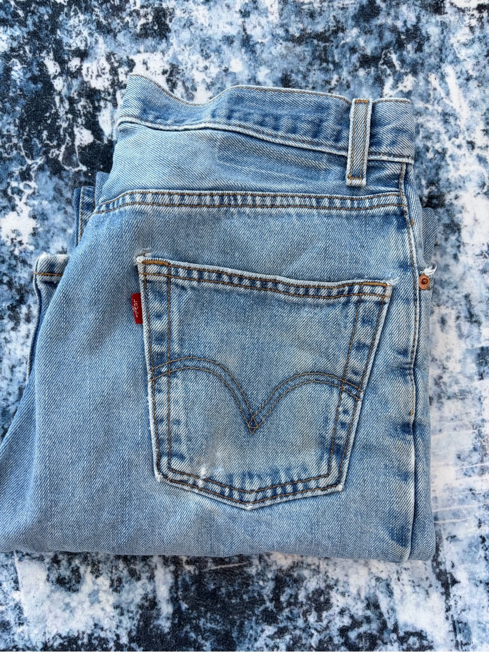 Vintage Levi’s 550 Relaxed Fit Jeans W30 L30 100% Cotton Light Wash Y2K - Picture 7 of 9